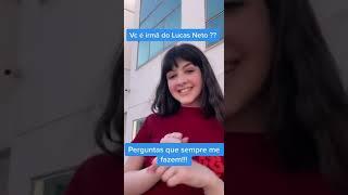 GIOVANNA ALPARONE E LUCCAS NETO SÃO IRMÃOS?? QUANDO PERGUNTAREM, ENVIEM ESSE VÍDEO! #shorts