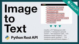 Python & FastAPI Tutorial: Create an ai microservice to extract text from images.