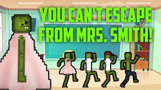 POOPY AND THE STUDENTS ARE AFRAID OF MRS.SMITH | MELON PLAYGROUND