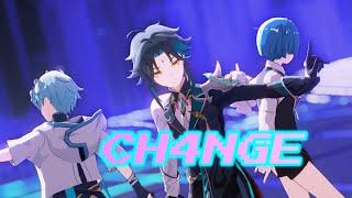 【Genshin Impact/原神/MMD】CH4NGE【Xiao/Xingqiu/Chongyun】