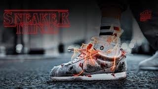 Nike x Stranger Things. Кроссовки с сюрпризом. Как сделать кастом?