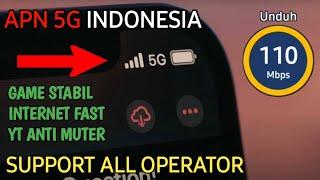 APN 5G INDONESIA TERBARU 110 Mbps support ALL OPERATOR