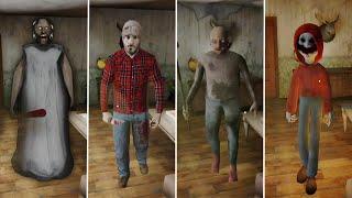 All Vistors from Psychopath Hunt - Grandpa - Granny - Mr Meat