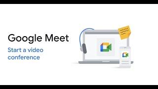 Google Meet: Start a video conference