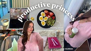 How to become a PRODUCTIVE PRINCESS : realistic routines, self-care & wellness