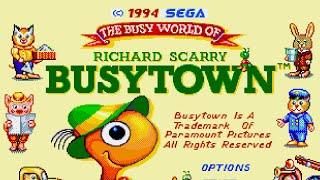 Richard Scarry's Busytown (Genesis) Playthrough longplay video game