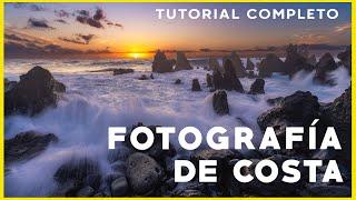 Tutorial completo de fotografía de costa al atardecer