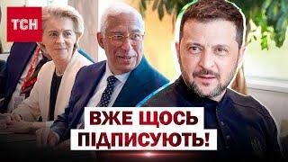 2 ХВИЛИНИ ТОМУ!! Урсула фон дер Ляєн та Зеленський ВЖЕ ЩОСЬ ПІДПИСУЮТЬ у Брюсселі!