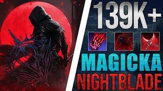  Magicka Nightblade 139k+ PvE DPS Build「U44 Golden Pursuit」