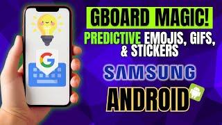 How to Activate Predictive Search for Emojis, GIFs, & Stickers on Gboard