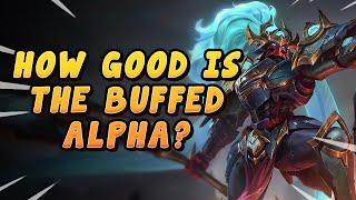 How Good Is The New Revamped/ Buffed Alpha? | Mobile Legends