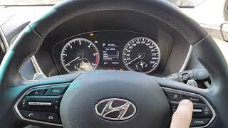 Hyundai Santa Fe 2019 2020 Service Reminder Resetting