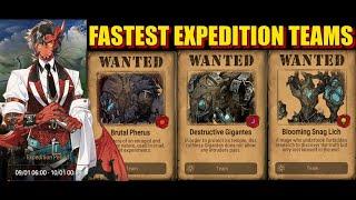 Best Fire, Dark, & Earth Expeditions Teams for the current rotation September - October 2024