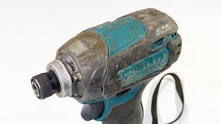 Restoration / Makita TD136D Impact driver Dirty Rusty & Broken tool restoration