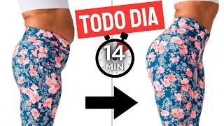 How to Burn Belly Fat and Grow Legs and Glutes in 7 Days: 14 Minute GAP Workout 