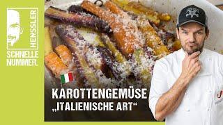 Schnelles Karottengemüse „Italienische Art“  Rezept von Steffen Henssler | Günstige Rezepte