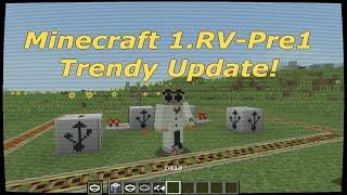 Minecraft 1.RV-Pre1 - Trendy Update (April Fools)