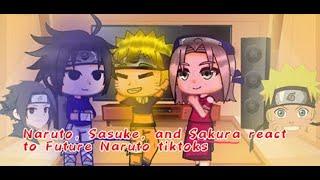 Naruto, Sasuke and Sakura react to future Naruto/ Gacha club/ Naruto anime