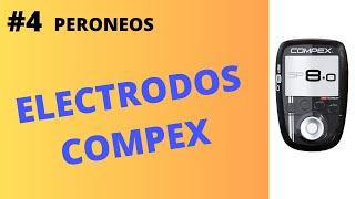 ⭕#4 COMPEX en PERONEOS-¿Cómo se ponen los electrodos? Coloca bien los parches del electroestimulador