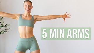 5 MIN TONED ARMS WORKOUT - No Equipment