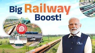 Massive infrastructure boost to transform Indian Railways – Major projects launched across India