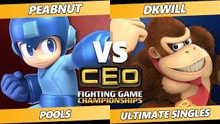 CEO 2021 - Peabnut (Mega Man) Vs. DKWill (Donkey Kong) SSBU Ultimate Tournament