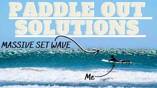 Use THIS to make PADDLING OUT in Big Waves EASIER! Paddle Out STRATEGY : Tip Time - Longboard Advice