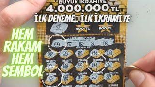 YENİ KAZI KAZAN ( MEGA ALTIN 50 TL ) İLK DENEME İLK GÜZEL İKRAMİYE 