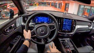 2022 Volvo XC60 Night [2.0 T8 Plug-in Hybrid 405 HP] | POV Test Drive #1075 Joe Black