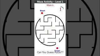 Maze Activity - Simple Maze | Part3 #shorts | Brainy Games | ChikooBerry