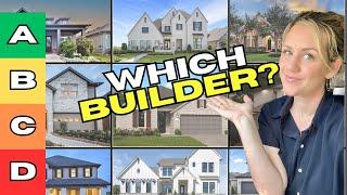 I RANKED Home Builders Worst to Best (Tier List)