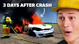 Why Tesla Fires are Impossible to Put Out