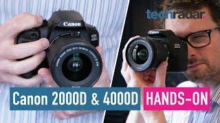 Canon EOS 2000D & 4000D hands-on review