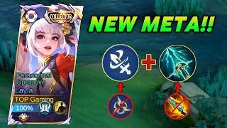 LAYLA NEW META BEST BUILD & EMBLEM 2025!!  BUILD TOP GLOBAL LAYLA 2025! - MLBB