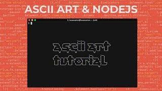 ASCII Art con Nodejs y npm | ascii-art, figlet, images-to-ascii