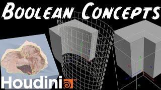 Boolean Concepts for Beginners in Houdini