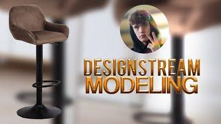 Modeling a chair in Cinema4D I Damongraphics