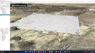 How to visualize topographical map in Google Earth | Overlay map on Google Eath
