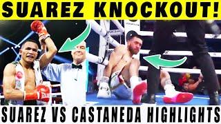  BRUTAL TKO! Charly Suarez vs Jorge Castaneda Highlights! WBO Internatl Championship (Series 15)