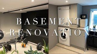 Basement Renovation | Before, During & After