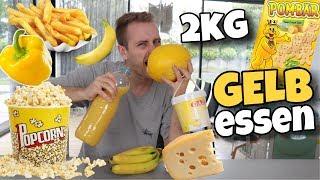 Ich esse 2kg GELBE Lebensmittel 