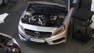 Сломалась турбина AMG, Mercedes A45 500+ сил