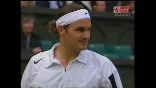 Federer vs Grosjean (Wimbledon 2004) semifinal... 3rd set