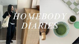 slow days with morning matcha, cooking comfort korean food, solo coffee date, spring home update