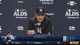 Aaron Boone on Gerrit Cole's rocky start, bullpen's solid performance