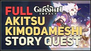 Full Akitsu Kimodameshi Story Quest Genshin Impact 3.3