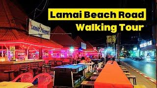 Walking Tour of Lamai Beach Road - Koh Samui Nightlife | Mike Abroad