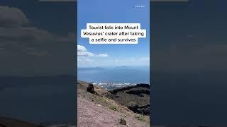 Man Falls Into #MountVesuvius Crater And Survives