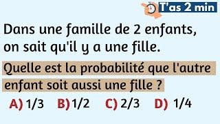 Sauras-tu trouver cette probabilité ?