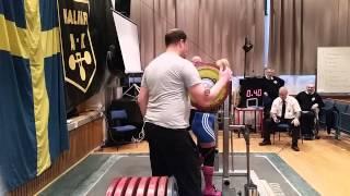 Powerlifting. Third Squat 112.5kg